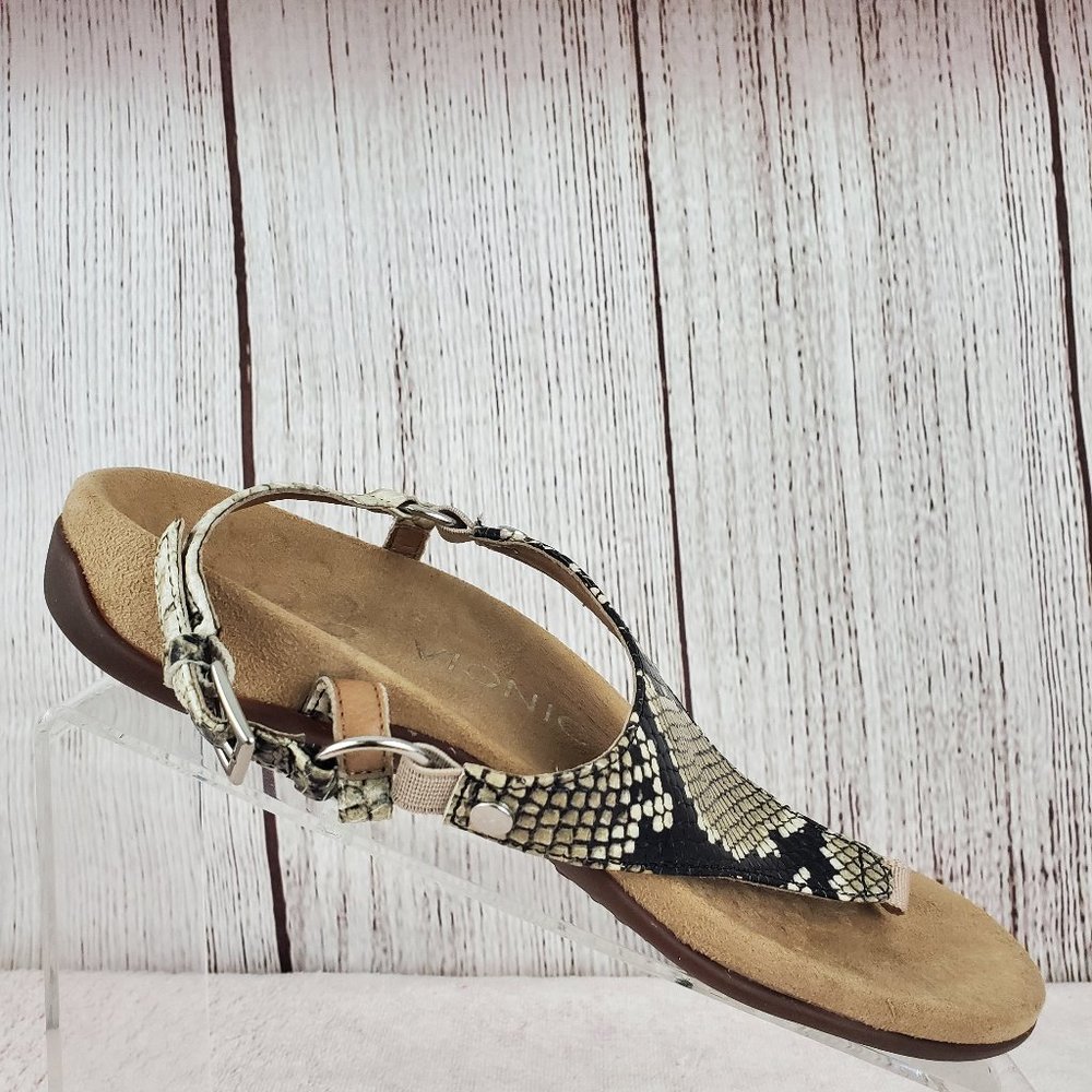 Vionic Kirra T-Strap Slingback Thong Sandals Sz 7